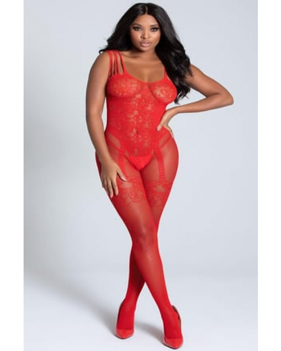 Kırmızı Vücut Çorabı NightLight 5046